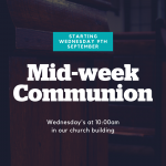 Mid-week communion Web Banner